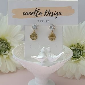 Stainless steel gold Earrings